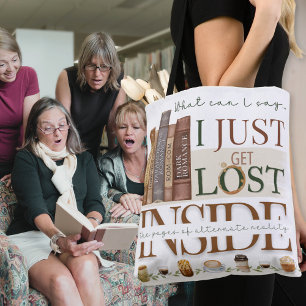 Koffie en boeken lezen Boek Lover Canvas tas