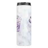 Koffie en boeken Love Trendy Thermosbeker (Achterkant)