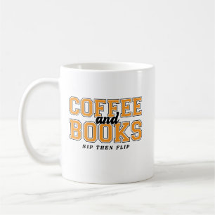 Koffie en Boeken Slurp Dan Blaadje Boekenwurm Oran Koffiemok