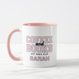Koffie en boeken Slurp en blader dan Boekenwurm Ro Mok