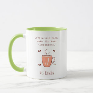 Koffie en boeken zijn de beste metgezellen mok