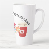 Koffie en boeken zijn mijn Jam Large Latte Mok (Rechts)