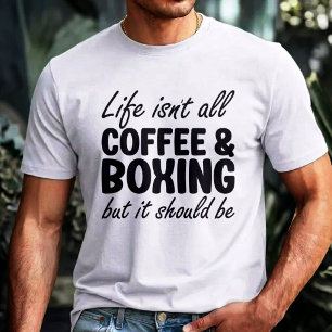 Koffie en Boksen T-shirt