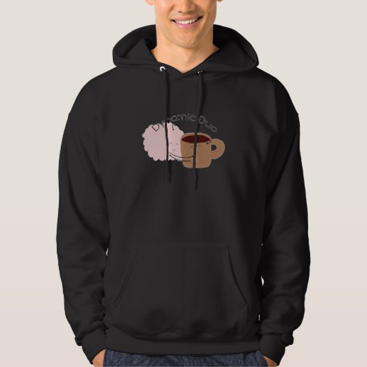 Koffie en Brein zijn het Dynamic Duo! Hoodie (Voorkant)