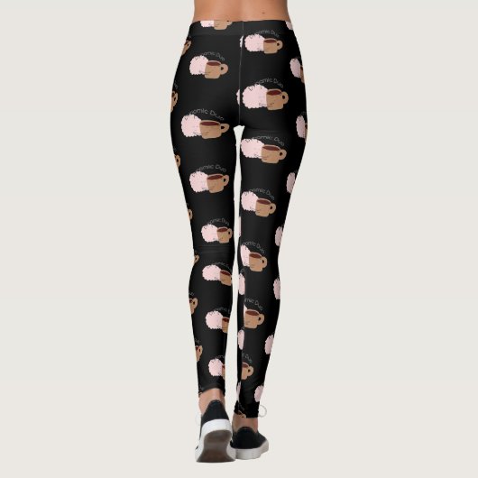 Koffie en Brein zijn het Dynamic Duo! Leggings (Achterkant)