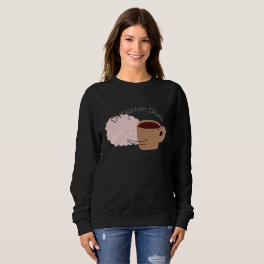 Koffie en Brein zijn het Dynamic Duo! Trui (Voorkant volledig)