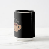 Koffie en Brein zijn het Dynamic Duo! Tweekleurige Koffiemok (Center)
