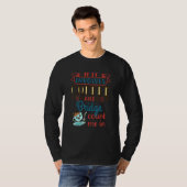 Koffie en Bridge Card Game Player Partner Graphic T-shirt (Voorkant volledig)