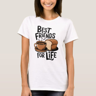 Koffie en cake t-shirt
