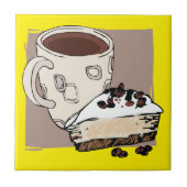 Koffie en Cake Tegeltje (Voorkant)