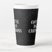 Koffie en cartoons latte mok (Voorkant)