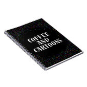 Koffie en cartoons notitieboek (Rechterzijde)