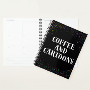 Koffie en cartoons planner