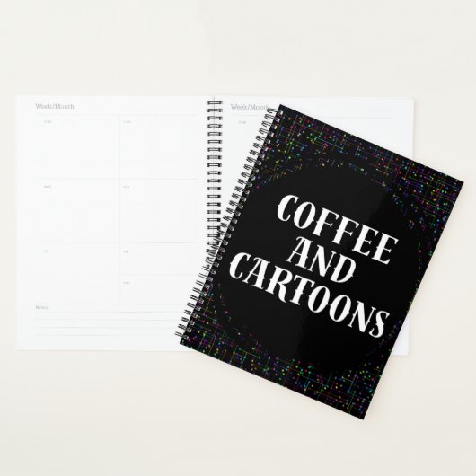 Koffie en cartoons planner (Display)