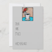 Koffie- en chatuitnodiging kaart (Achterkant)