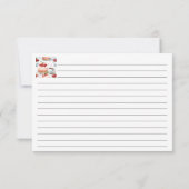 Koffie en Cherry Cake Recept Kaart (Achterkant)