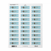Koffie- en chocolade-liefde etiket (Full Sheet)