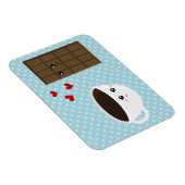 Koffie- en chocolade-liefde magneet (Rechterzijde)
