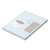 Koffie- en chocolade-liefde notitieblok (Linkerzijde)