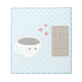 Koffie- en chocolade-liefde notitieblok (Voorkant)