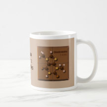 Koffie en Chocolade Moleculen 11 oz Mok