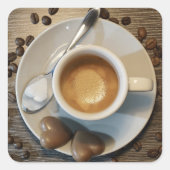 Koffie en chocolade stickers (Voorkant)