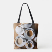 Koffie en comfort tote bag (Achterkant)
