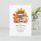 Koffie en connecties kaart (Staand voorkant)