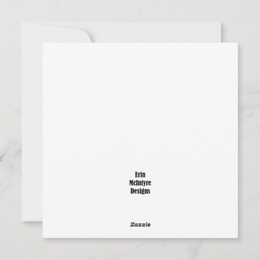 Koffie en Cookies Note Kaart (Achterkant)