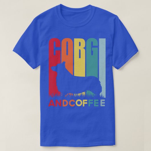 Koffie en Corgis T-shirt (Design voorkant)