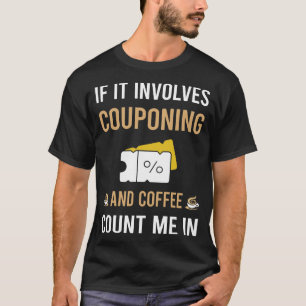 Koffie en Couponbon Coupons Coupons T-shirt