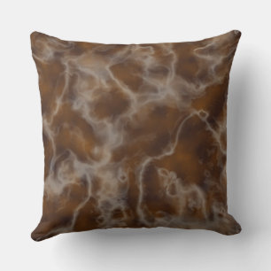 Koffie en Cream Marmer abstract Kussen