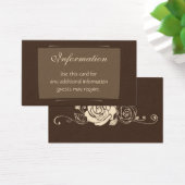 Koffie en Cream Rozen Visitekaartjes (Bureau)