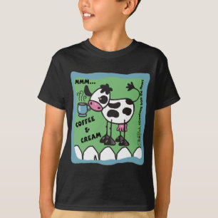 Koffie en Crème Koe T-shirt