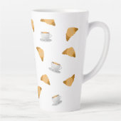 Koffie en Croissant Patroon Mok (Rechts)