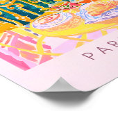 Koffie en croissant Poster, Matisse Style Art PRI Poster (Hoek)