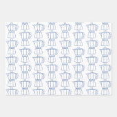 Koffie en croissants inpakpapier vel (Voorkant)