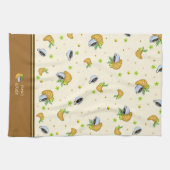 Koffie en croissants theedoek (Horizontaal)