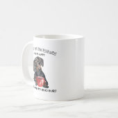Koffie en dachshunds maken me blij dat mensen mijn koffiemok (Voorkant links)