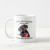 Koffie en dachshunds maken me blij dat mensen mijn koffiemok (Links)