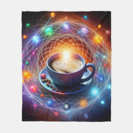 Koffie en de kosmos: een syzygie van energie fleece deken
