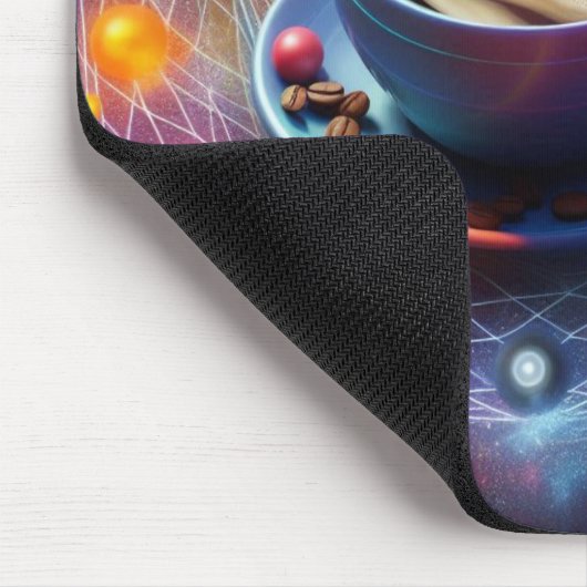 Koffie en de kosmos: een syzygie van energie muismat (Hoek)