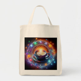 Koffie en de kosmos: een syzygie van energie tote bag