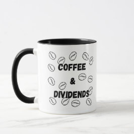 Koffie en dividenden mok