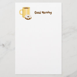 Koffie- en donorbenodigdheden briefpapier