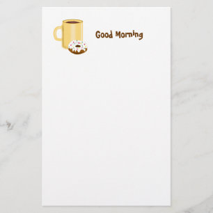 Koffie- en donorbenodigdheden briefpapier