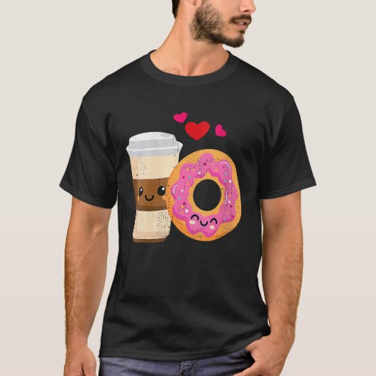 Koffie en Donut Cool Doughnuts Sprinkles T-shirt (Voorkant)