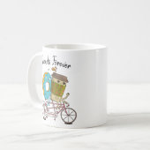 Koffie- en Donut-vrienden voor Mok (Voorkant links)