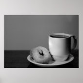 Koffie en donuts poster (Voorkant)