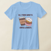 Koffie en donuts T-Shirt (Laagn)